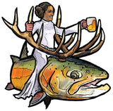 Bull Trout Princess Sticker