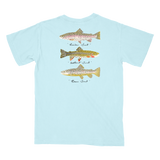 MB Meeks Block Prints Trout Shirt by BlueLineCo.