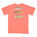 MB Meeks Block Prints Trout Shirt by BlueLineCo.