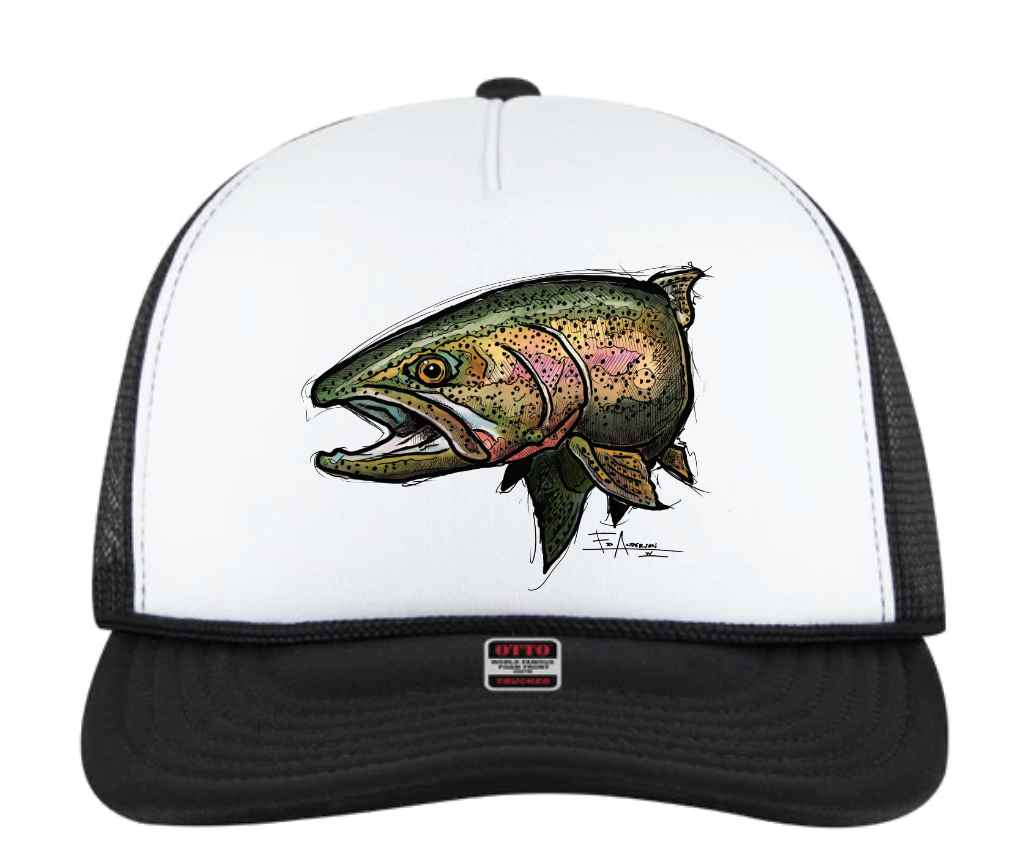 Big Rainbow Trucker Hat